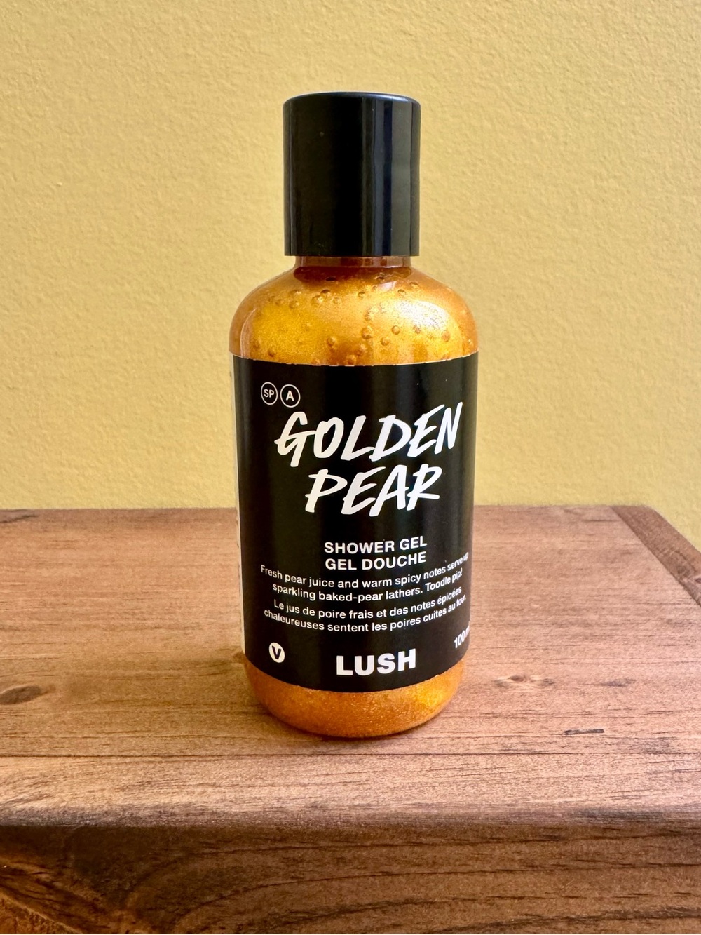 Lush Golden Pear shower gel